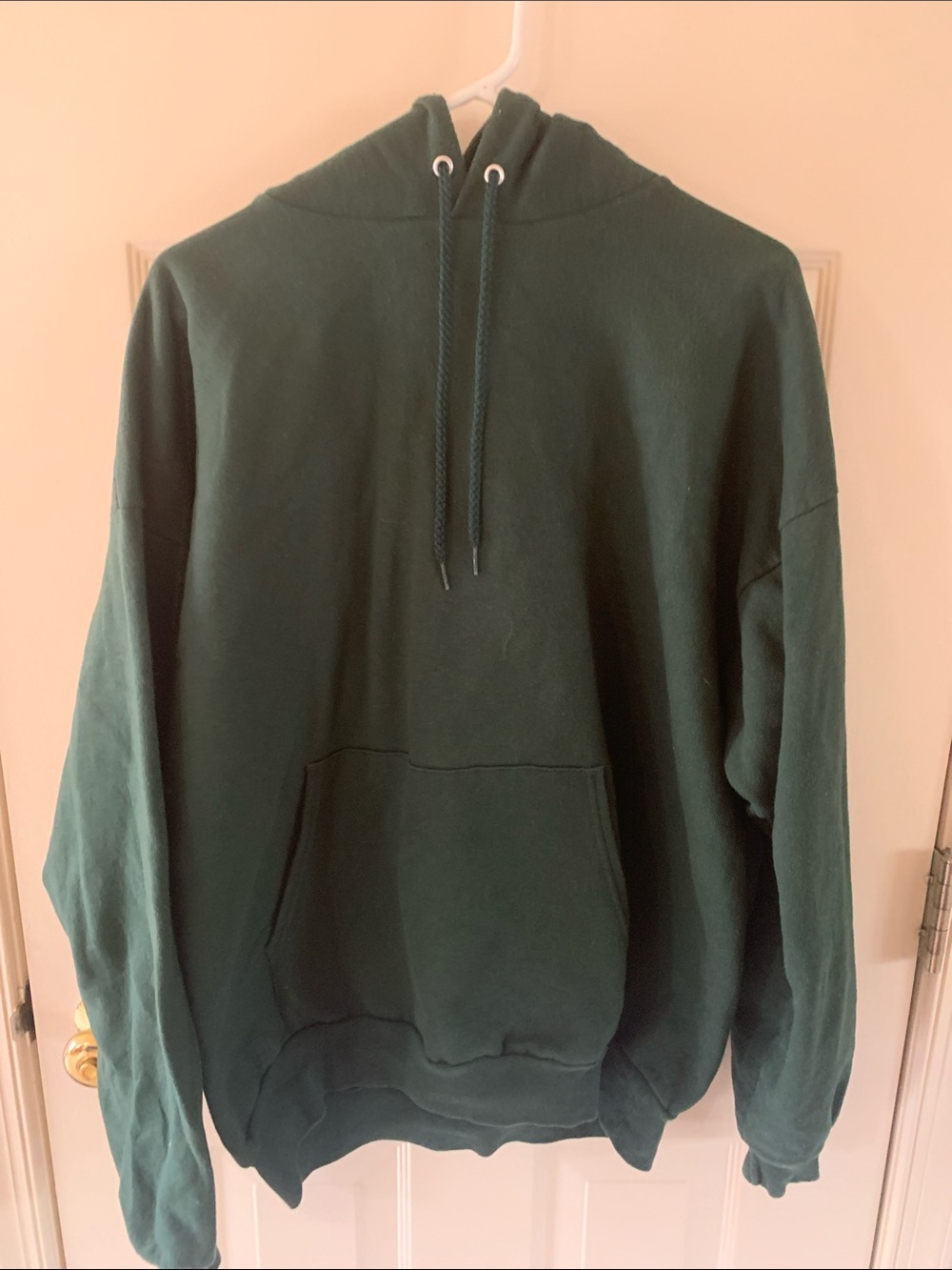 Men's Forest Green Pullover Hoodie Sweatshirt